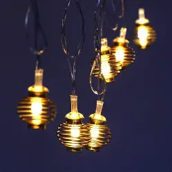 Moroccan Copper LED String Lights thumbnail 5
