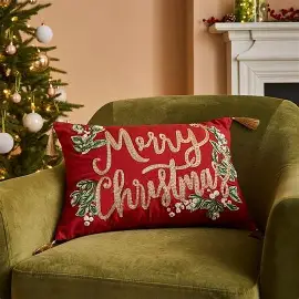 Christmas Theme Cushion Pillow Cover thumbnail 5